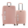 Hush Puppies HP69-4033 20"+24" Hard Case Spinner Luggage - Expandable, Anti-Theft Zipper, TSA Lock - Pink