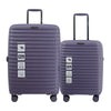 Hush Puppies HP69-4033 20"+24" Hard Case Spinner Luggage - Expandable, Anti-Theft Zipper, TSA Lock - Purple
