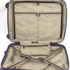 Hush Puppies HP69-4033 20"+24" Hard Case Spinner Luggage - Expandable, Anti-Theft Zipper, TSA Lock - Purple