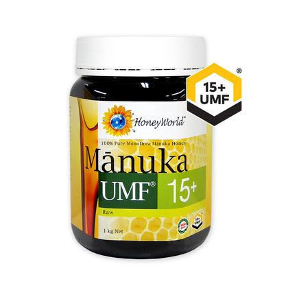 HoneyWorld Raw Manuka UMF15+ 1kg