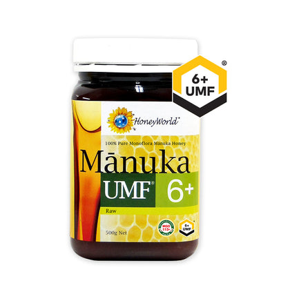 HoneyWorld Raw Manuka UMF6+ 500g