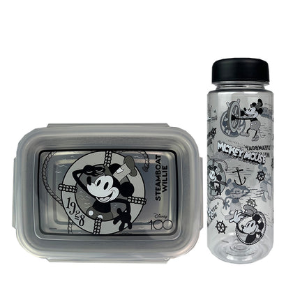 Disney100 Mickey Vault Moments 850ml Stainless Steel Lunch Box + Disney100 Mickey Mouse Tritan Bottle 600ml