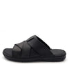 BRUNO CO. Cole Men's Leather Sandals - Black