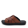 BRUNO CO. Cole Men's Leather Sandals - Tan