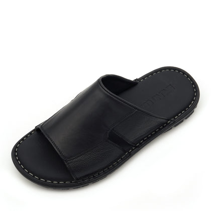 BRUNO CO. Carl Men's Leather Sandals - Black