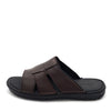 BRUNO CO. Calvin Men's Leather Sandals - Coffee