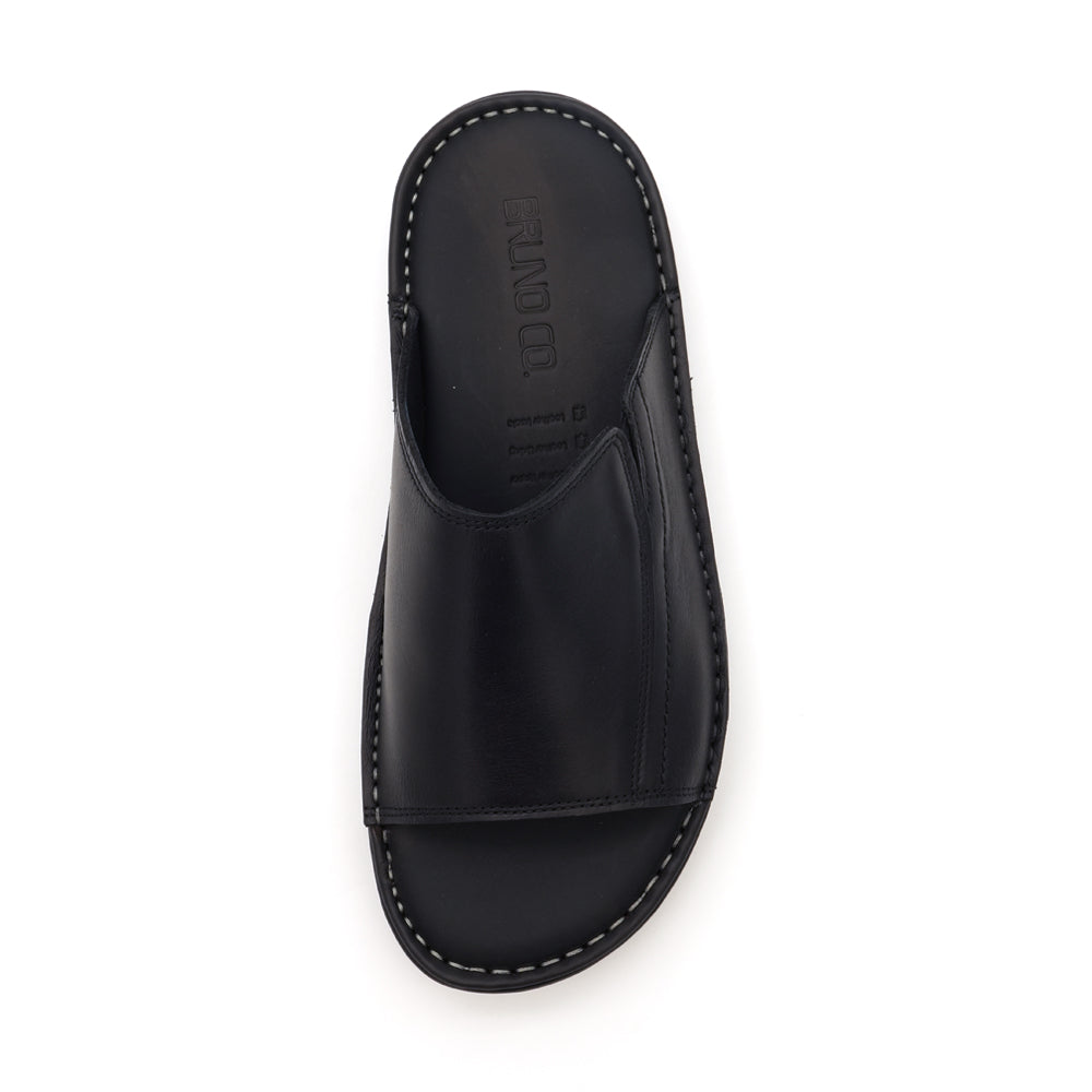 BRUNO CO. Carson Men's Leather Sandals - Black
