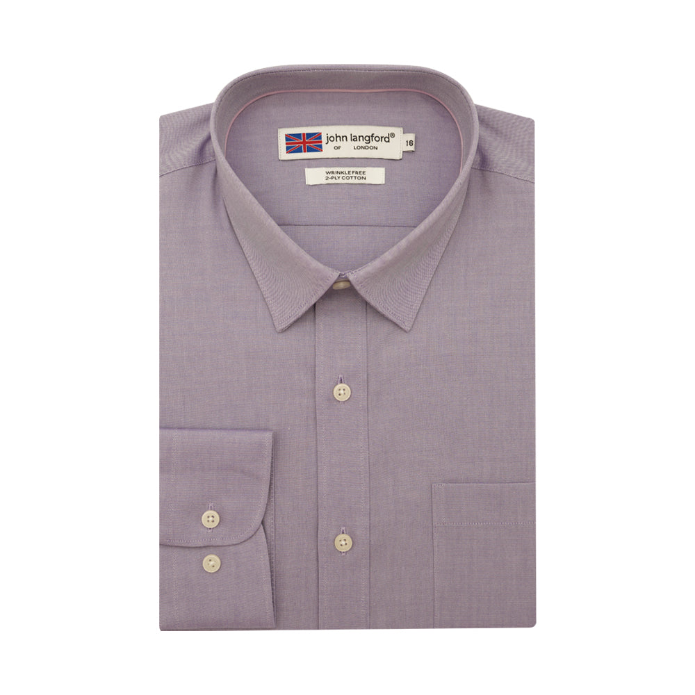 John Langford Long Sleeved Shirt - Purple