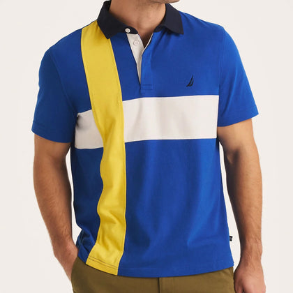 Nautica Short-Sleeved Polo - Blue