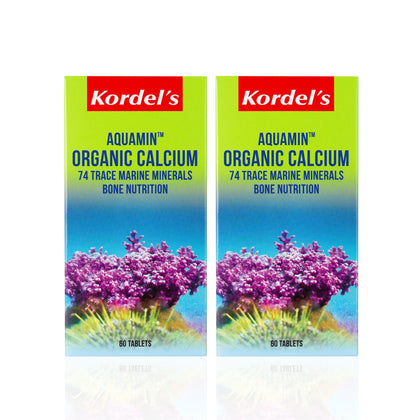 [Twin Pack] Kordel's Aquamin TM Organic Calcium 60 Tablets