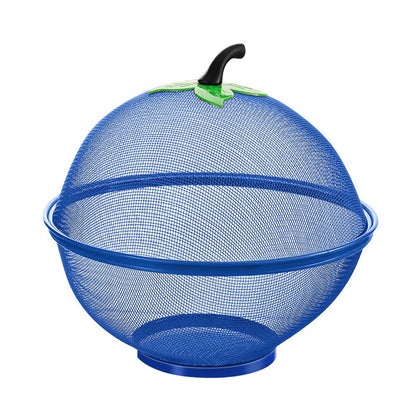 Kukeri Apple-Shaped Netting Food Cover / Fruit Basket - Blue