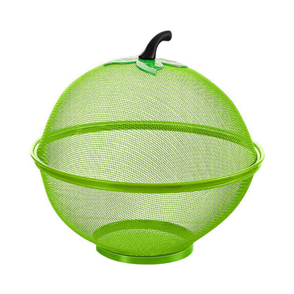 Kukeri Apple-Shaped Netting Food Cover / Fruit Basket - Green