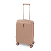 LASELLE FLEXLITE 20" 100% Polypropylene Double-Wheel Expandable Hard Case Spinner Luggage with Anti-Theft Zipper & TSA Lock - Rosewood