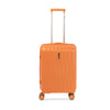 LASELLE FLEXLITE 20" 100% Polypropylene Double-Wheel Expandable Hard Case Spinner Luggage with Anti-Theft Zipper & TSA Lock - Tangerine