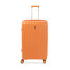 LASELLE FLEXLITE 28" 100% Polypropylene Double-Wheel Expandable Hard Case Spinner Luggage with Anti-Theft Zipper & TSA Lock - Tangerine