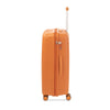 LASELLE FLEXLITE 28" 100% Polypropylene Double-Wheel Expandable Hard Case Spinner Luggage with Anti-Theft Zipper & TSA Lock - Tangerine