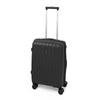 LASELLE FLEXLITE 20" 100% Polypropylene Double-Wheel Expandable Hard Case Spinner Luggage with Anti-Theft Zipper & TSA Lock - Midnight