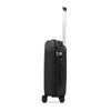 LASELLE FLEXLITE 20" 100% Polypropylene Double-Wheel Expandable Hard Case Spinner Luggage with Anti-Theft Zipper & TSA Lock - Midnight