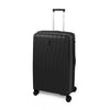 LASELLE FLEXLITE 28" 100% Polypropylene Double-Wheel Expandable Hard Case Spinner Luggage with Anti-Theft Zipper & TSA Lock - Midnight