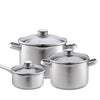 La gourmet Cook & Pour 3pcs Senior Stainless Steel Cookware Set (LGCP027955)