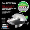 La gourmet GaLactic 32cm 5-ply Stainless Steel with Honeycomb Non-stick Wok (LGGC342904)