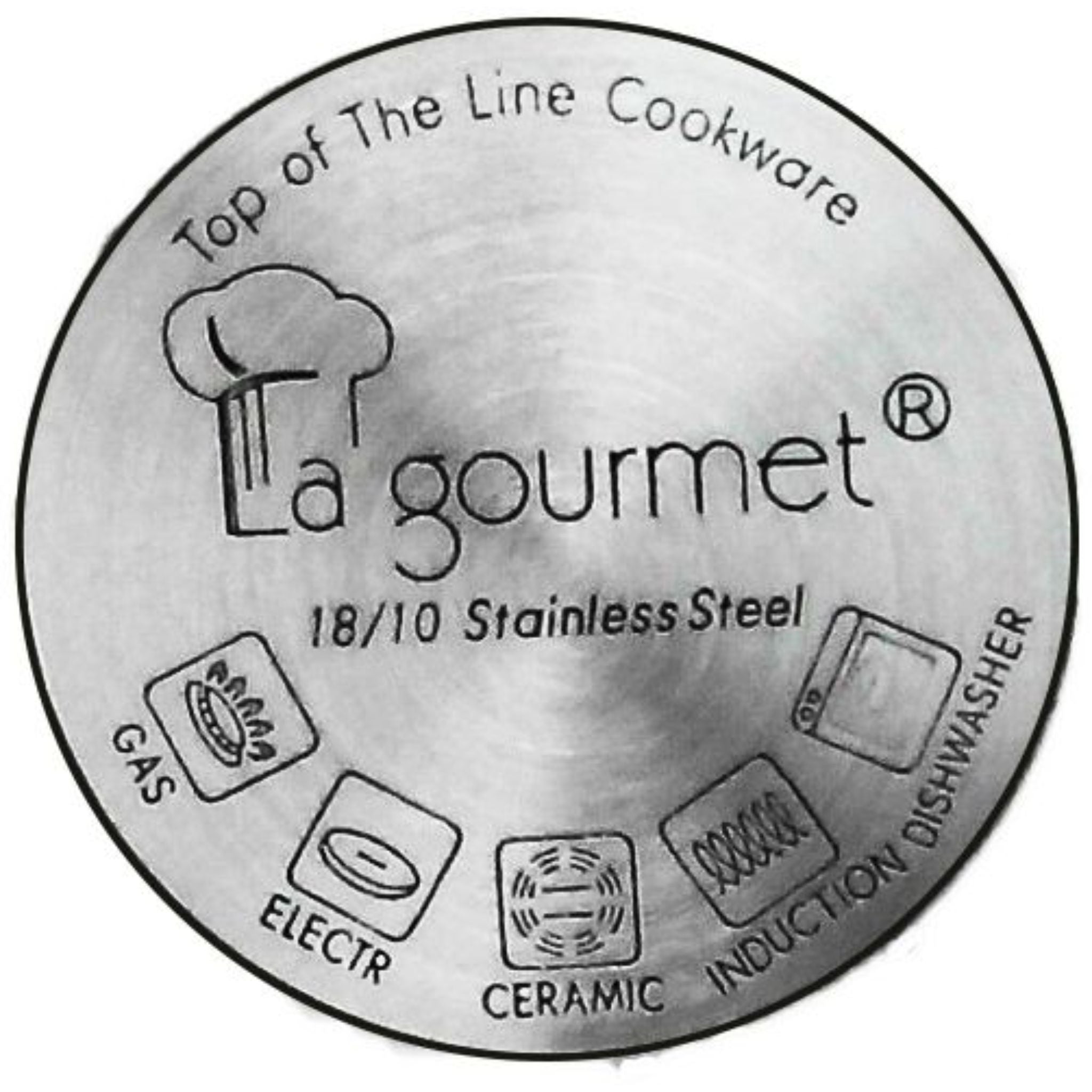 La gourmet GaLactic 32cm 5-ply Stainless Steel with Honeycomb Non-stick Wok (LGGC342904)