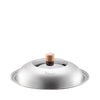 La gourmet Nitrigan 32cm Semi GLass Stainless Steel Cover (LGMCWCI394781N)