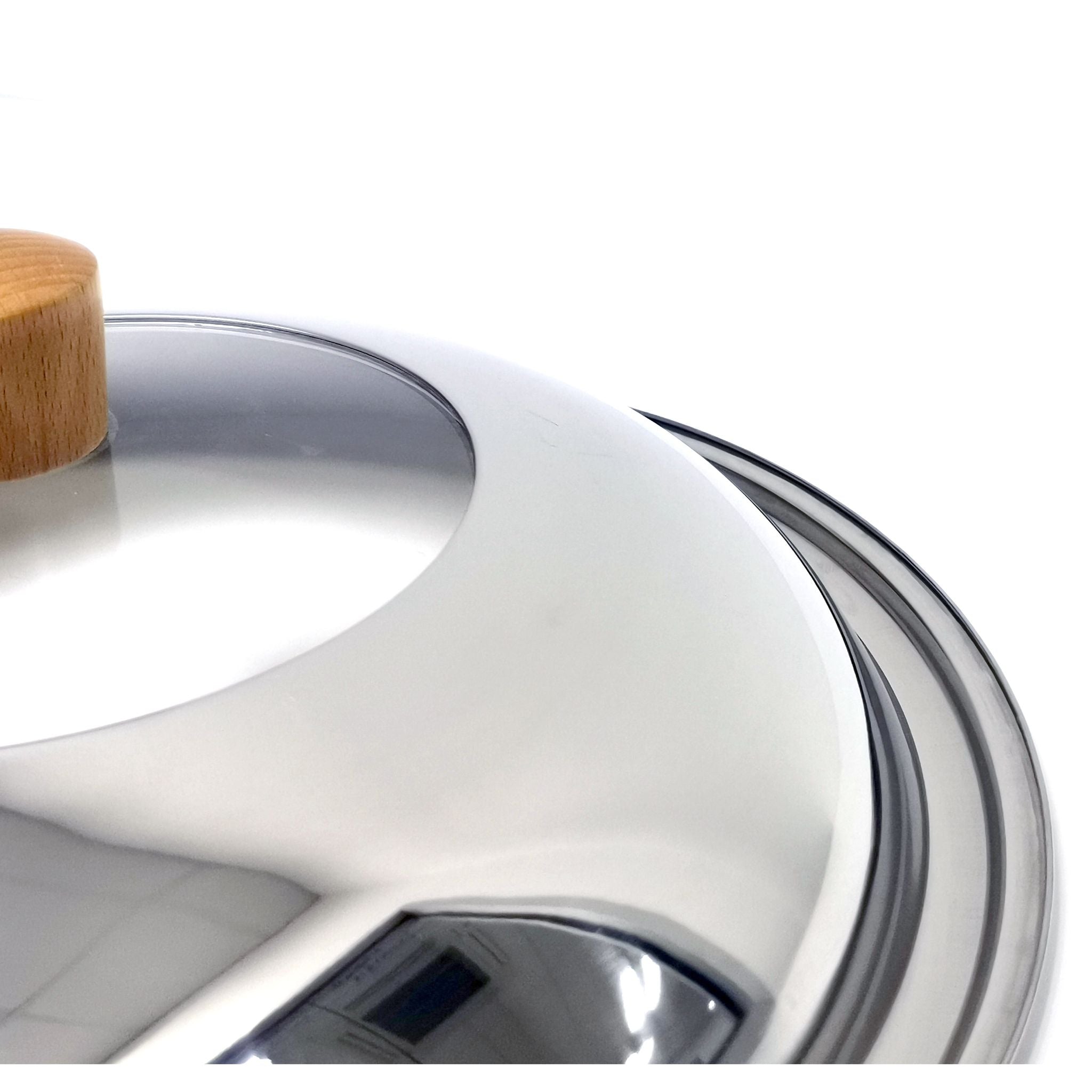 La gourmet Nitrigan 36cm Semi GLass Stainless Steel Cover (LGMCWCI394798N)