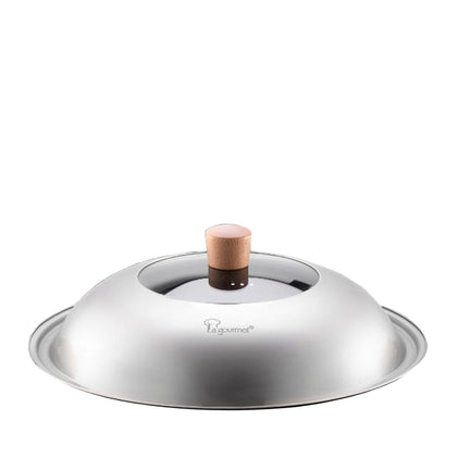 La gourmet Nitrigan 36cm Semi GLass Stainless Steel Cover (LGMCWCI394798N)