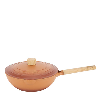 SHOGUN 28cm Morandi Die-Cast Marble Wok with Lid