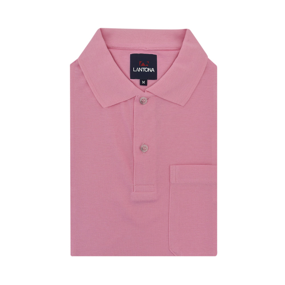 Lantona Short Sleeved Polo - Pink
