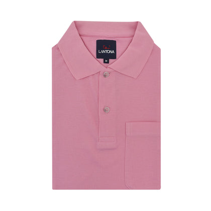 Lantona Short Sleeved Polo - Pink