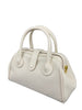 Mel&Co Petite Crossbody Satchel Bag - Cream