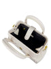 Mel&Co Petite Crossbody Satchel Bag - Cream