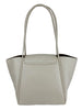 Mel&Co Pouch-Bag-In-Tote with Flap - Stone