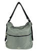Mel&Co Nylon Two-Way Convertible Shoulder Backpack - Sea Green