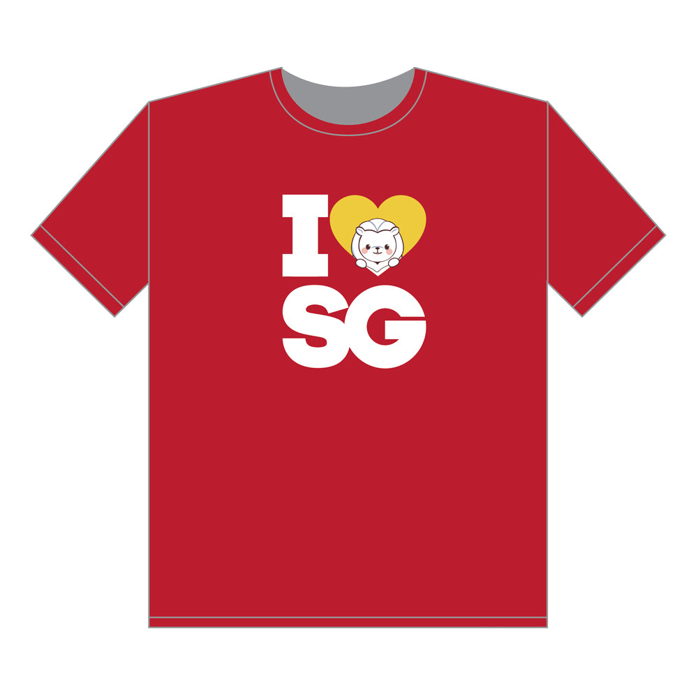 Goldwood x Mr. Merlion Love SG I Love SG T Shirt Kids