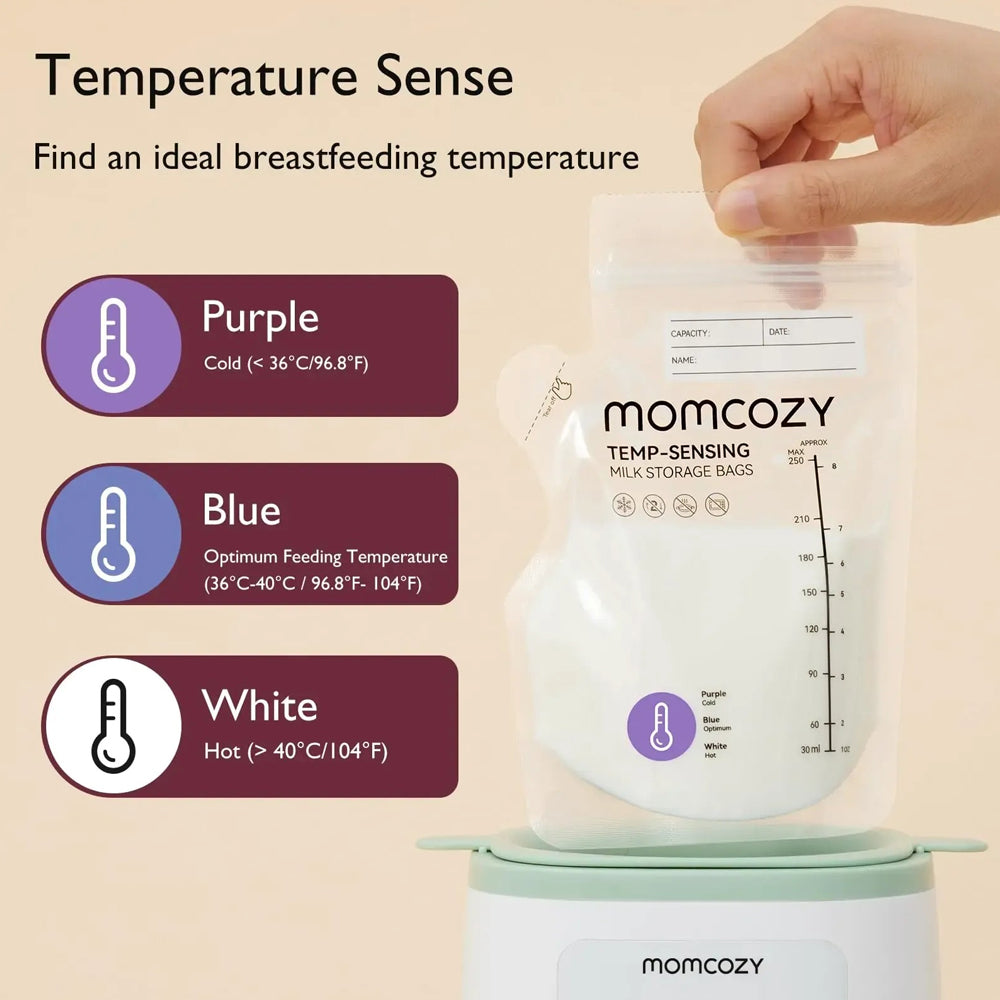 Momcozy Temp-Sensing Milk Storage Bags