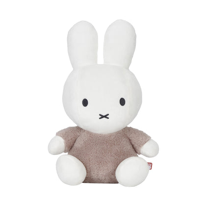 Miffy Cuddle 35cm Fluffy Taupe With Bell