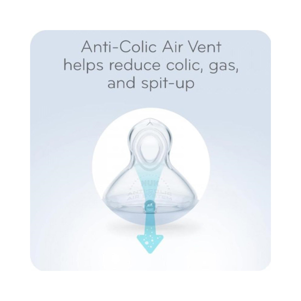 NUK Premium Choice Latex Teat 2-pack - 0-6 months (M size)