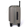 turaco 20" Silent Double Wheel Expandable Polycarbonate Hard Case Luggage with Anti-Theft Zipper & TSA Lock - Beige