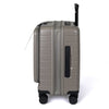 turaco 20" Silent Double-Wheel Expandable Polycarbonate Hard Case Luggage with Anti-Theft Zipper & TSA Lock - Beige