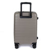 turaco 20" Silent Double-Wheel Expandable Polycarbonate Hard Case Luggage with Anti-Theft Zipper & TSA Lock - Beige