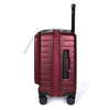 turaco 20" Silent Double-Wheel Expandable Polycarbonate Hard Case Luggage with Anti-Theft Zipper & TSA Lock - RED