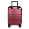 turaco 20" Silent Double-Wheel Expandable Polycarbonate Hard Case Luggage with Anti-Theft Zipper & TSA Lock - RED