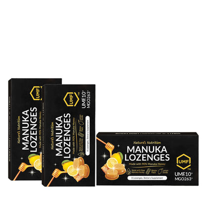 Nature's Nutrition Manuka Lozenges (Bundle of 3)