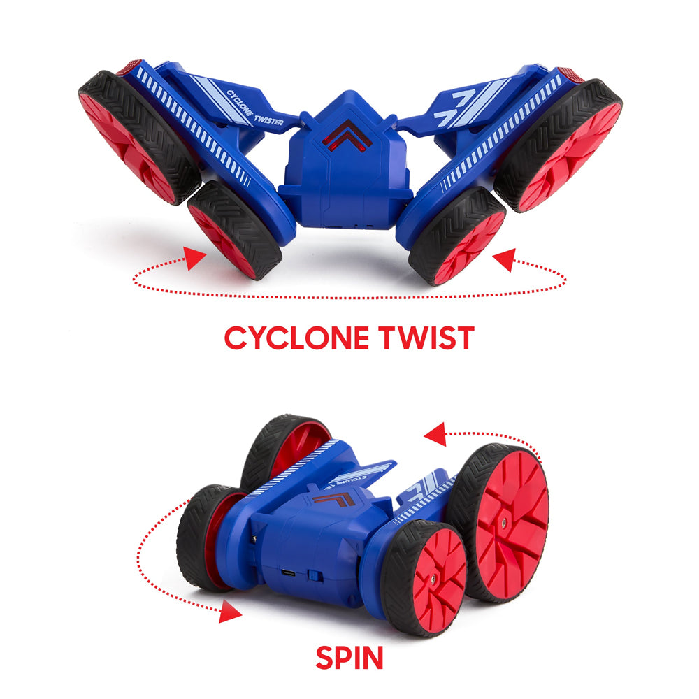 SHARPER IMAGE Cyclon Twister Remote Control Stunt Car