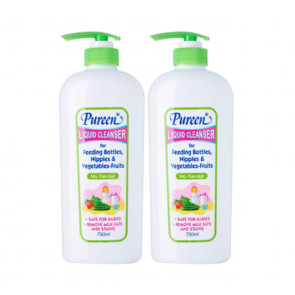 Pureen Liquid Cleanser No Flavour 750ml (Bundle of 2) (PR-PLCNF75-0)