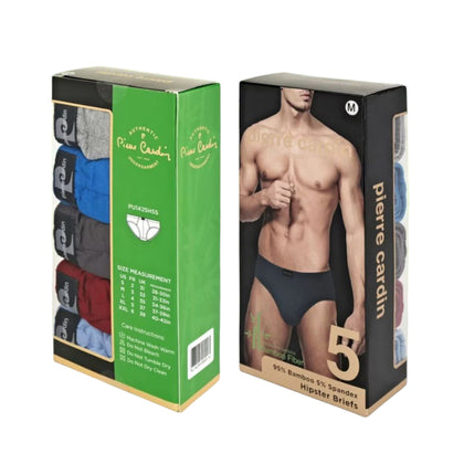 Pierre Cardin 5-pc Pack Hipster Briefs - Assorted