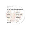 [The Singapore Mint] 2024 Singapore Lunar Dragon 1/4 troy oz 999 Fine Silver Proof-Like Colour Coin (Q002)